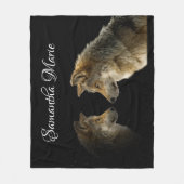 Wolven Fleece Deken (Voorkant)