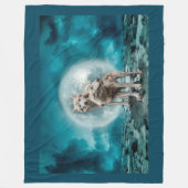 Wolven Fleece Deken (Voorkant)
