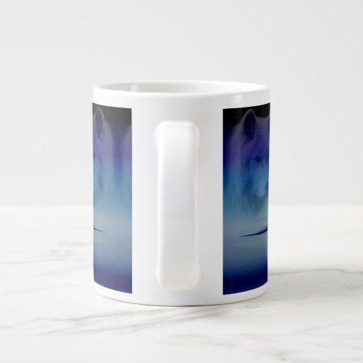 Wolven Grote Koffiekop (Achterkant)