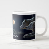 Wolven Grote Koffiekop (Rechts)