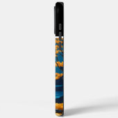 Wolven huilen bij volle maan tijdens zonsondergang Case-Mate iPhone case (Achterkant / Links)