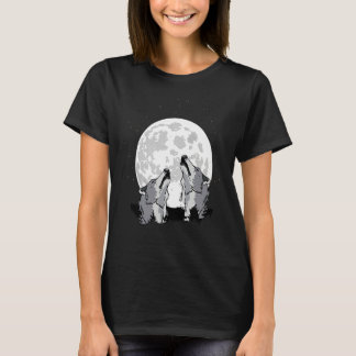Wolven Huilende Maan Wolf T-shirt