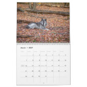 Wolven in de Herfst 2026 Kalender (Mar 2027)