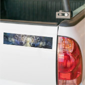 Wolven in de nacht bumpersticker (Op Truck)