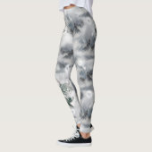 Wolven in de Wildernis Magische Volle Maan Leggings (Links)