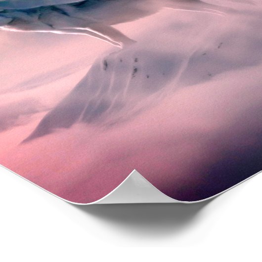 wolven in de zonsopgang poster (Hoek)