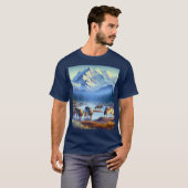Wolven in Denali National Park T-shirt (Voorkant volledig)