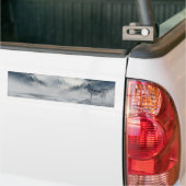 Wolven in een winterlandschap bumpersticker (Op Truck)