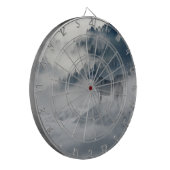 Wolven in een winterlandschap dartbord (Voorkant Links)