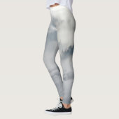 Wolven in een winterlandschap leggings (Links)