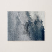 Wolven in een winterlandschap legpuzzel (Horizontaal)