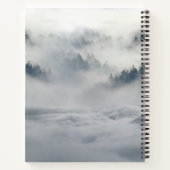 Wolven in een winterlandschap notitieboek (Achterkant)