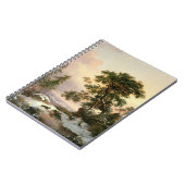 Wolven in een winterlandschap (olie op het paneel) notitieboek (Linkerzijde)