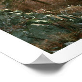 Wolven in een winterlandschap (olie op het paneel) poster (Hoek)