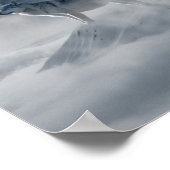 Wolven in een winterlandschap poster (Hoek)