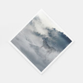 Wolven in een winterlandschap servet (Hoek)