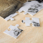 Wolven in het Beierse Bos Legpuzzel (Zijkant)