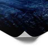 Wolven in het bos op Dawn Poster (Hoek)