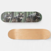 Wolven in het bos Schaats dek Persoonlijk Skateboard (Horizontaal)