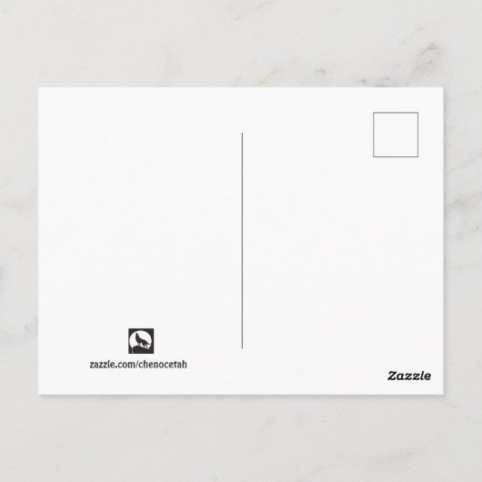 Wolven in het Briefkaart van de winter (Achterkant)