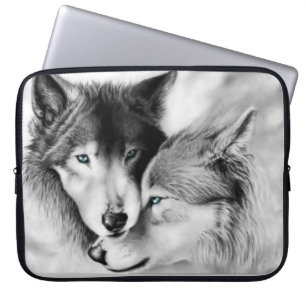 Wolven in Love Laptop Bag Laptop Sleeve