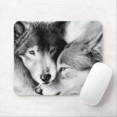 Wolven in Love Mousepad Muismat (Met muis)