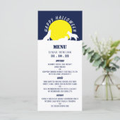 Wolven in Moonlight, Happy Halloween Menu (Staand voorkant)