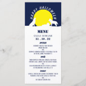 Wolven in Moonlight, Happy Halloween Menu (Voorkant)