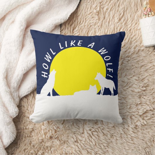 Wolven in Moonlight, Howl als een Wolf! kussen (Deken)