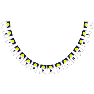 Wolven in Moonlight, iedereen Howl! Bunting Vlaggetjes