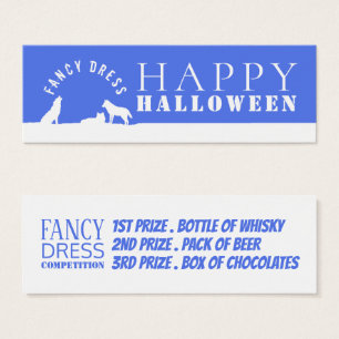 Wolven in sneeuw, Fancy Dress Competition Tickets Mini Visitekaartjes