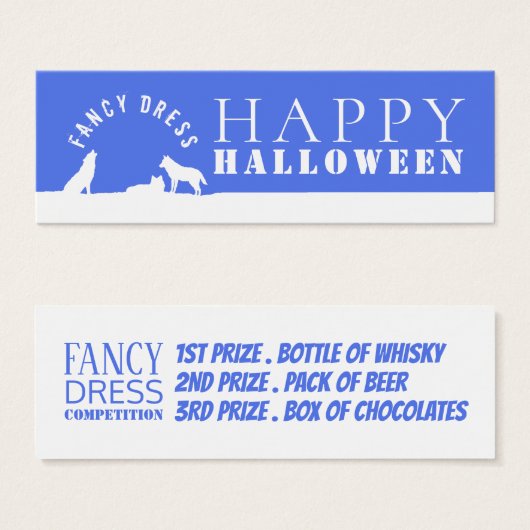 Wolven in sneeuw, Fancy Dress Competition Tickets Mini Visitekaartjes (Voorkant /achterkant)