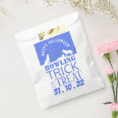 Wolven in sneeuw, Happy Halloween Bedankzakje (Gezegeld)