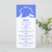 Wolven in sneeuw, Happy Halloween Menu (Staand voorkant)