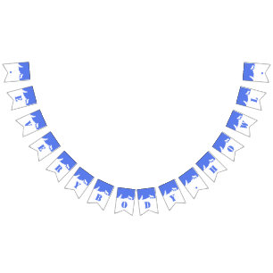 Wolven in sneeuw, iedereen Howl! Bunting Vlaggetjes