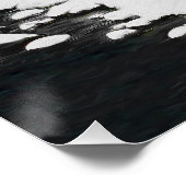 Wolven in sneeuwschilderijen - Oorspronkelijke Wil Perfect Poster (Hoek)