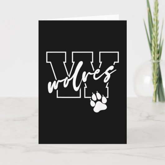 Wolven kaart (Voorkant)