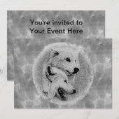 Wolven Kaart (Voorkant / Achterkant)