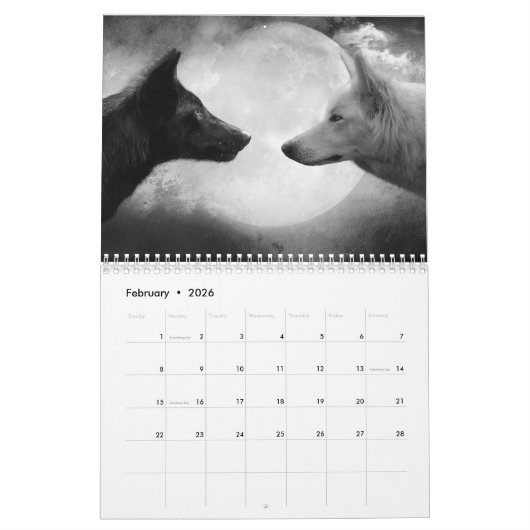 Wolven Kalender (Feb 2026)
