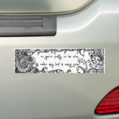 wolven kunnen lukken... bumpersticker (Op auto)