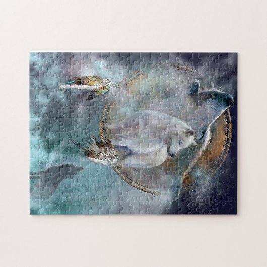 Wolven Legpuzzel (Horizontaal)