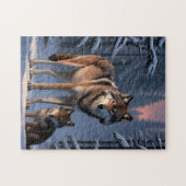 Wolven Legpuzzel (Horizontaal)