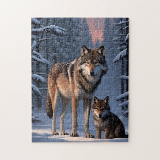 Wolven Legpuzzel (Verticaal)