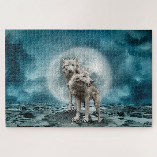 Wolven Legpuzzel (Horizontaal)