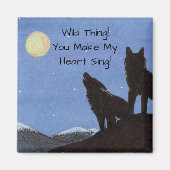 Wolven Magneet (Voorkant)