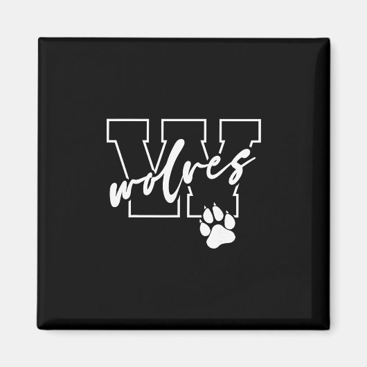Wolven  magneet (Voorkant)