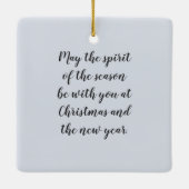 Wolven met Kerstmis en Ornament Winter Wonderland (Achterkant)