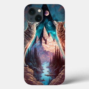 Wolven Mountain Visionary Fantasy Art Case-Mate iPhone Case