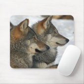 wolven muismat (Met muis)