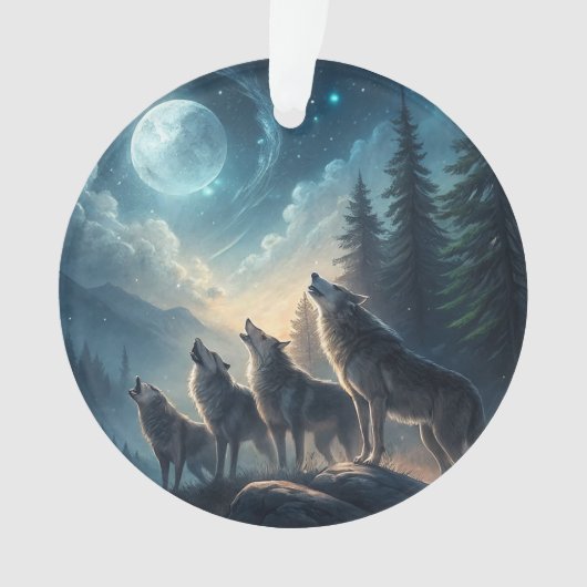 Wolven Ornament (voorkant)